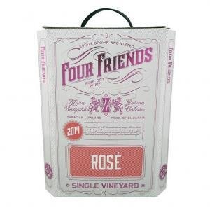 Вино розе Four friends Rose 3л БИБ