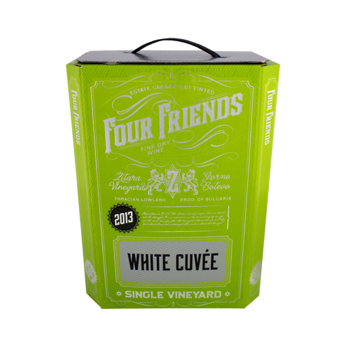 Бяло вино Four friends White cuvee 3л БИБ
